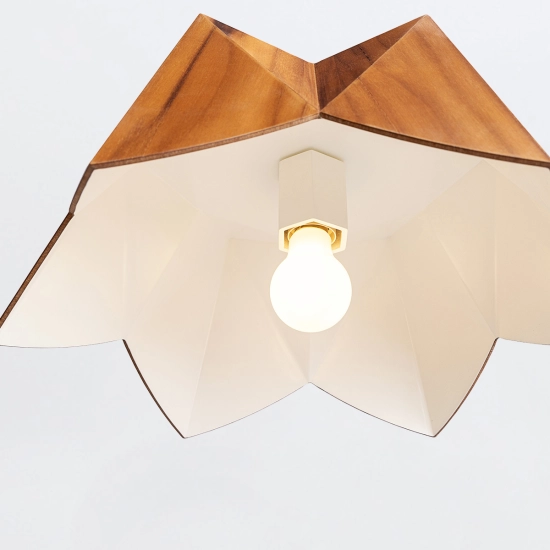 Lampa wisząca Physalis QN-PHYSALIS-P-M-TEAK Elstead Lighting