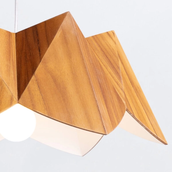 Lampa wisząca Physalis QN-PHYSALIS-P-M-TEAK Elstead Lighting