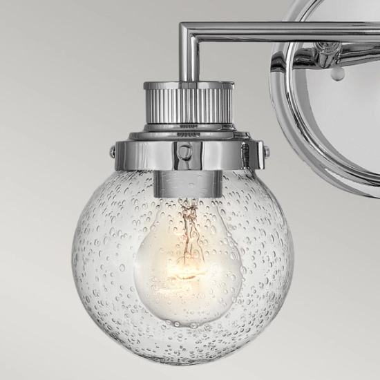 Kinkiet Poppy – 2 źródła światła – Polerowany chrom QN-POPPY2-PC-BATH Elstead Lighting