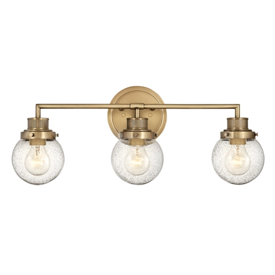 kinkiecik.pl Kinkiet Poppy – 3 źródła światła – Stary mosiądz QN-POPPY3-HB-BATH Elstead Lighting