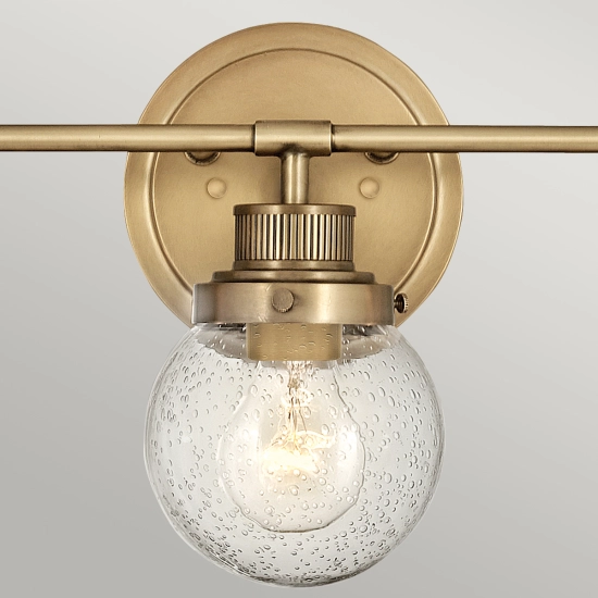 Kinkiet Poppy – 3 źródła światła – Stary mosiądz QN-POPPY3-HB-BATH Elstead Lighting