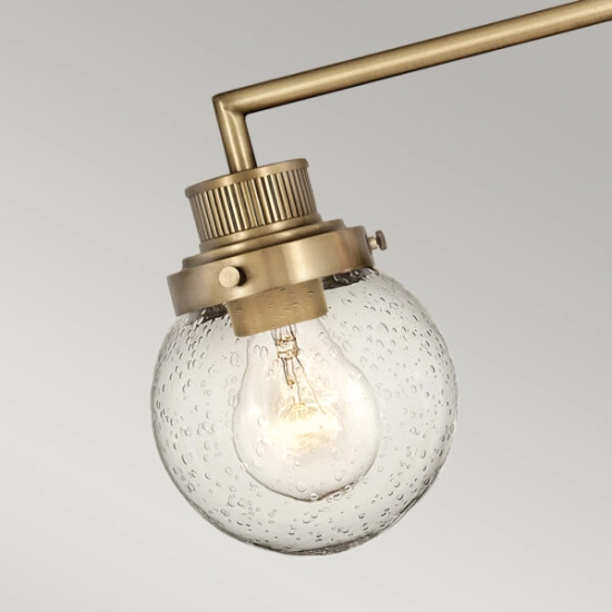 Kinkiet Poppy – 3 źródła światła – Stary mosiądz QN-POPPY3-HB-BATH Elstead Lighting
