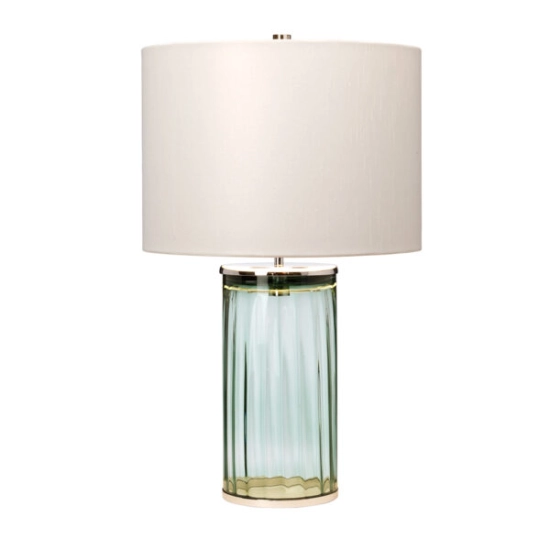 Lampa stołowa Reno – 1 źródło światła – Zielone/ Polerowany nikiel QN-RENO-GREEN-PN Elstead Lighting
