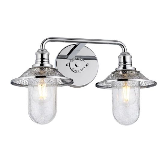 kinkiecik.pl Kinkiet Rigby – 2 źródła światła – Polerowany chrom QN-RIGBY2-BATH-PC Elstead Lighting