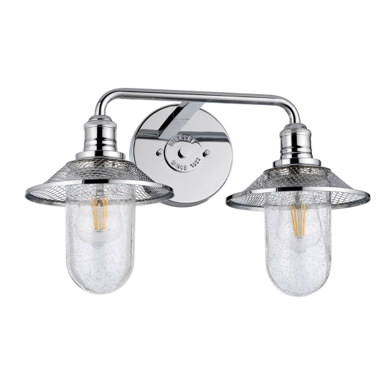 Kinkiet Rigby – 2 źródła światła – Polerowany chrom QN-RIGBY2-BATH-PC Elstead Lighting