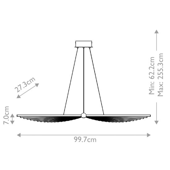 Żyrandol Seraph – Matowa czerń QN-SERAPH-LP-L-BLK Elstead Lighting
