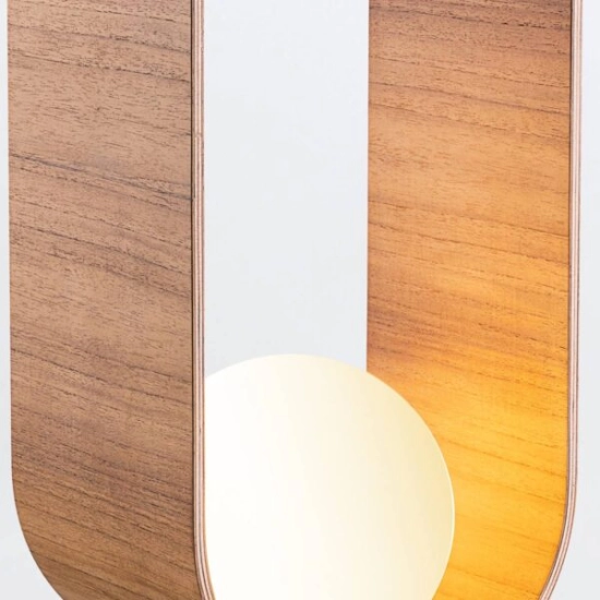 Lampa stołowa Sfera QN-SFERA-TL-L-TEAK Elstead Lighting