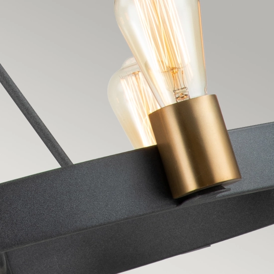 Lampa wisząca/ Półplafon Silas – 6 źródeł światła QN-SILAS-6P-DZ Elstead Lighting