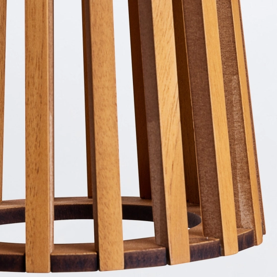 Lampa stołowa Slatted QN-SLATTED-TL-TEAK Elstead Lighting