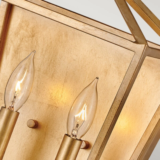 Kinkiet Stinson – 2 źródła światła – Przecierany mosiądz QN-STINSON2-DBR Elstead Lighting