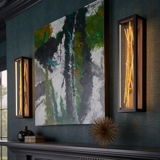 Kinkiet LED Styx QN-STYX-LED-W-BG Elstead Lighting
