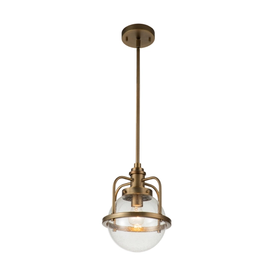 kinkiecik.pl Lampa wisząca/ Plafon Triocent – 1 źródło światła – Naturalny mosiądz QN-TRIOCENT-P-NBR Elstead Lighting