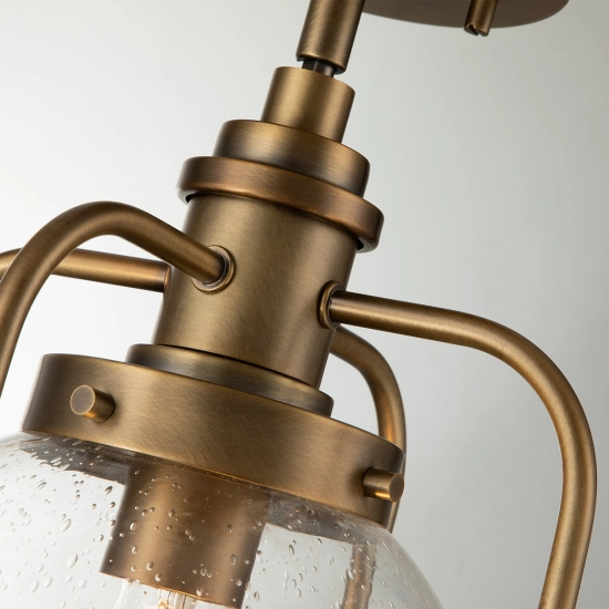 Lampa wisząca/ Plafon Triocent – 1 źródło światła – Naturalny mosiądz QN-TRIOCENT-P-NBR Elstead Lighting