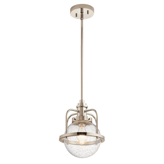 kinkiecik.pl Lampa wisząca/ Plafon Triocent – 1 źródło światła – Polerowany nikiel QN-TRIOCENT-P-PN Elstead Lighting