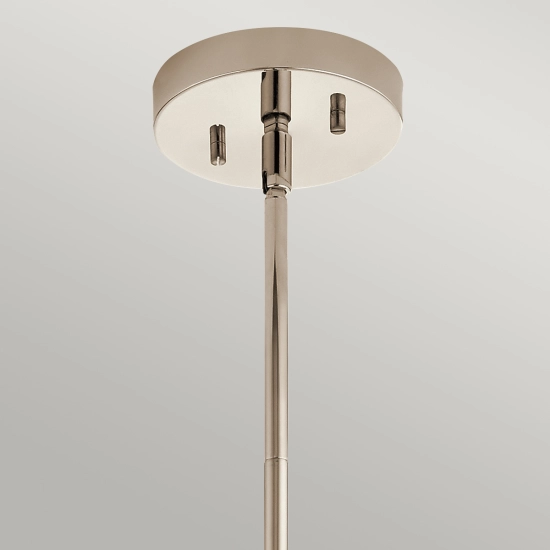 Lampa wisząca/ Plafon Triocent – 1 źródło światła – Polerowany nikiel QN-TRIOCENT-P-PN Elstead Lighting