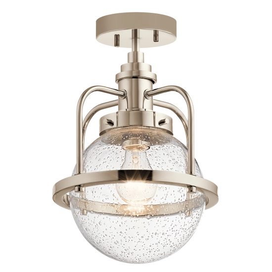 Lampa wisząca/ Plafon Triocent – 1 źródło światła – Polerowany nikiel QN-TRIOCENT-P-PN Elstead Lighting