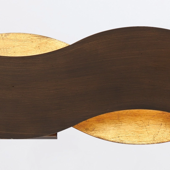 Kinkiet Vaughan – Brązowo-złoty QN-VAUGHAN-1W-BRZ-GD Elstead Lighting