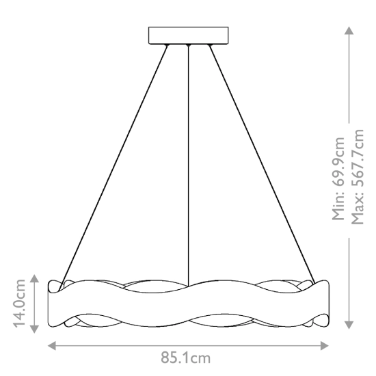 Duży żyrandol Vaughan – Brązowo-złoty QN-VAUGHAN-P-L-BRZ-GD Elstead Lighting