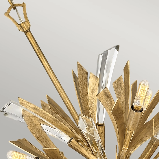 Mała lampa wisząca Vida – 13 źródeł światła QN-VIDA-13P-S Elstead Lighting