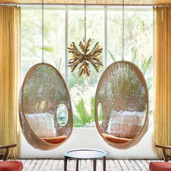 Mała lampa wisząca Vida – 13 źródeł światła QN-VIDA-13P-S Elstead Lighting