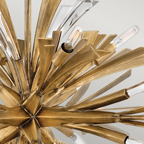 Podłużna lampa wisząca Vida – 13 źródeł światła QN-VIDA-13P-W Elstead Lighting