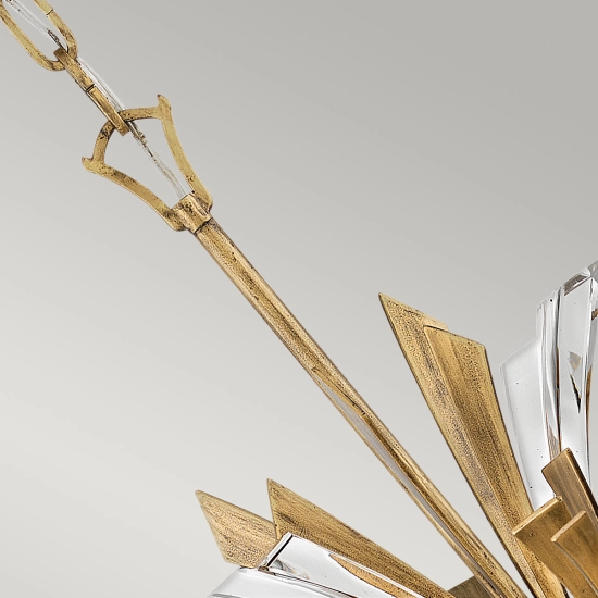 Podłużna lampa wisząca Vida – 13 źródeł światła QN-VIDA-13P-W Elstead Lighting