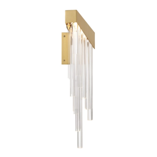 Kinkiet Vivien – Matowe złoto QN-VIVIEN-1W-BG Elstead Lighting