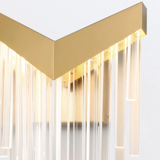 Kinkiet Vivien – Matowe złoto QN-VIVIEN-1W-BG Elstead Lighting