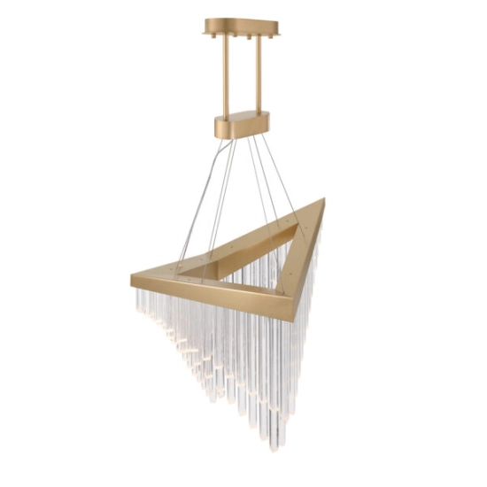 Żyrandol Vivien – Matowe złoto QN-VIVIEN-P-L-BG Elstead Lighting