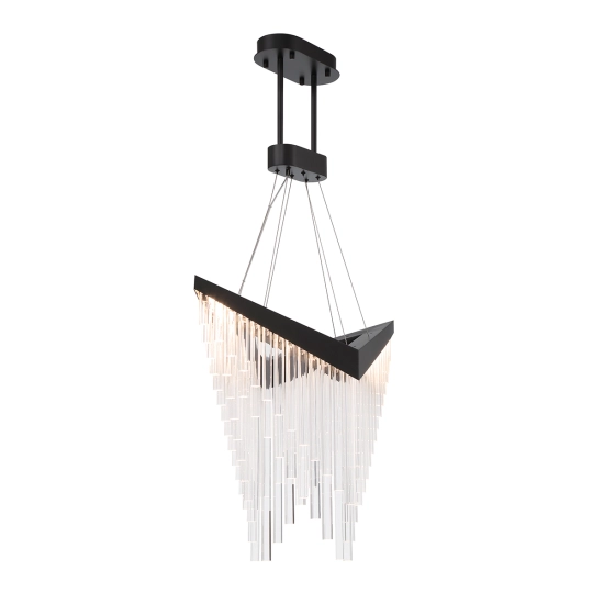 Żyrandol Vivien – Matowa czerń QN-VIVIEN-P-L-BK Elstead Lighting