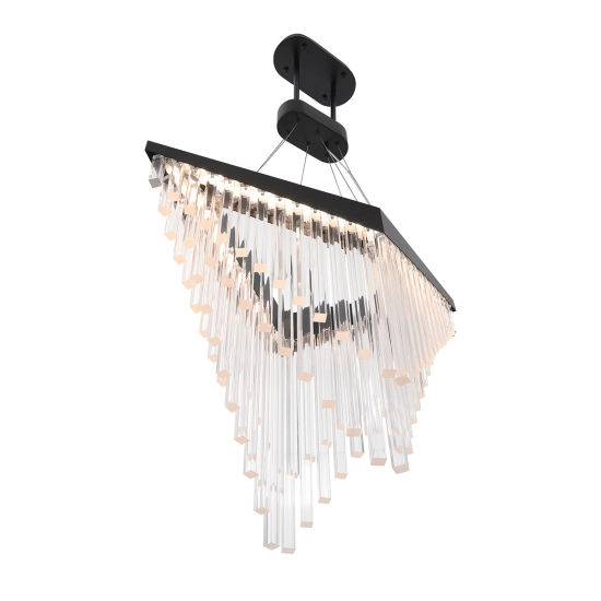 Żyrandol Vivien – Matowa czerń QN-VIVIEN-P-L-BK Elstead Lighting