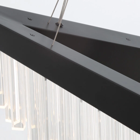 Żyrandol Vivien – Matowa czerń QN-VIVIEN-P-L-BK Elstead Lighting