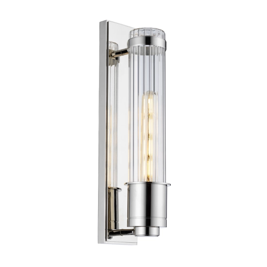 kinkiecik.pl Kinkiet Wellington – 1 źródło światła – Polerowany chrom QN-WELLINGTON1-PC Elstead Lighting
