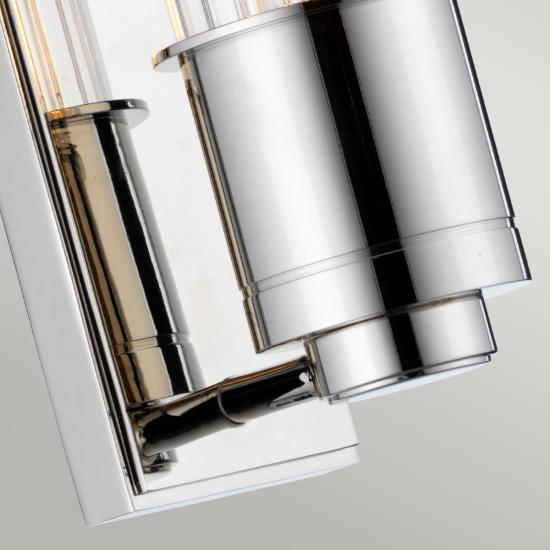 Kinkiet Wellington – 1 źródło światła – Polerowany chrom QN-WELLINGTON1-PC Elstead Lighting