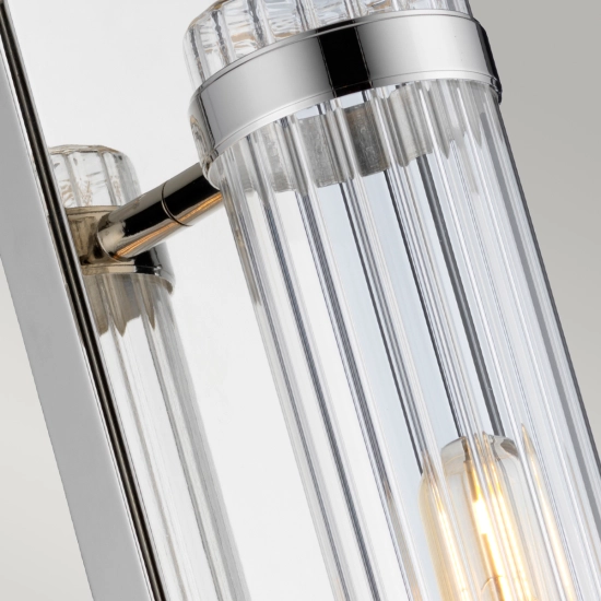 Kinkiet Wellington – 1 źródło światła – Polerowany chrom QN-WELLINGTON1-PC Elstead Lighting