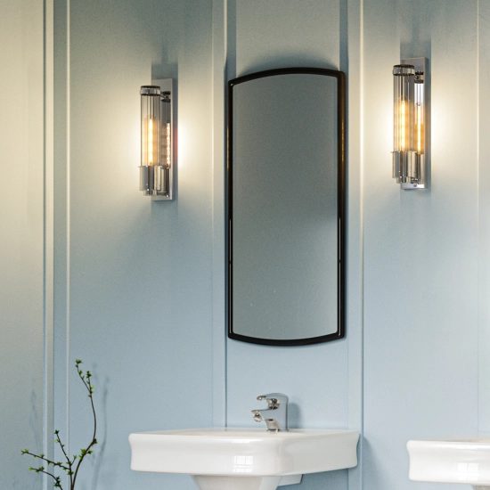 Kinkiet Wellington – 1 źródło światła – Polerowany chrom QN-WELLINGTON1-PC Elstead Lighting