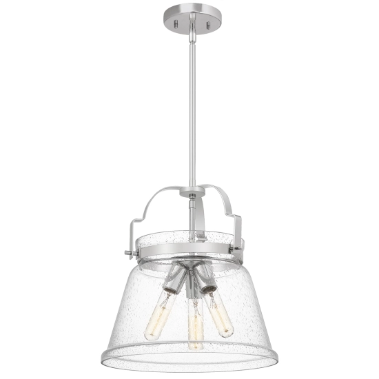 Lampa wisząca Wimberley – 3 źródła światła – Polerowany chrom QN-WIMBERLEY-P-PC Elstead Lighting