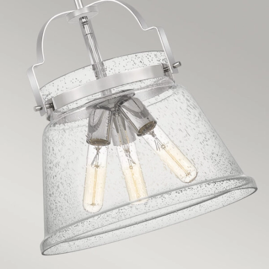 Lampa wisząca Wimberley – 3 źródła światła – Polerowany chrom QN-WIMBERLEY-P-PC Elstead Lighting