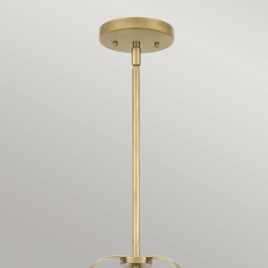 Lampa wisząca Wimberley – 3 źródła światła – Wyblakły mosiądz QN-WIMBERLEY-P-WS Elstead Lighting