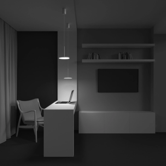 Lampa wisząca Plato P076PL-L12W3K-W Maytoni - zdjęcie dodatkowe 5