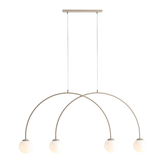 LAMPA WISZĄCA UNA 4 BEIGE S 1116L17_S Aldex - zdjęcie produktu