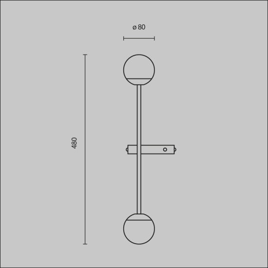 Lampa ścienna (kinkiet) Touch MOD285WL-L10BS3K Maytoni - zdjęcie dodatkowe 5