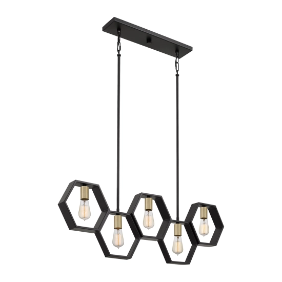 Lampa wisząca Bismarck – 5 źródeł światła QZ-BISMARCK-ISLE-EK Elstead Lighting
