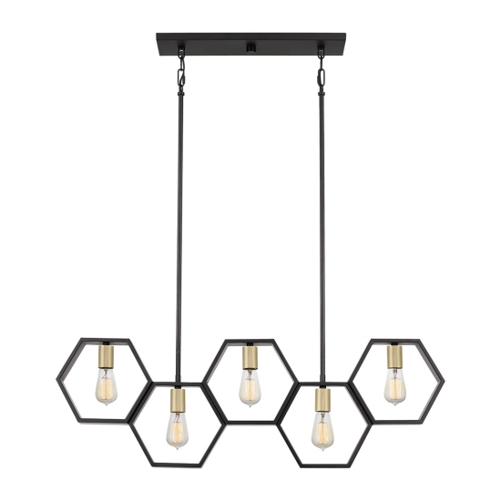 Lampa wisząca Bismarck – 5 źródeł światła QZ-BISMARCK-ISLE-EK Elstead Lighting