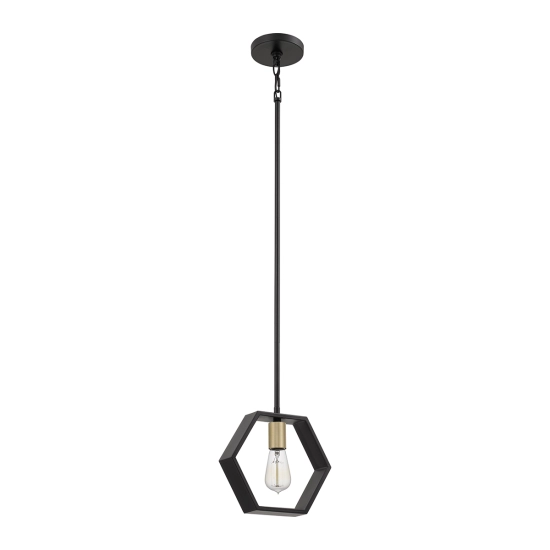 Mała lampa wisząca Bismarck – 1 źródło światła QZ-BISMARCK-MP-EK Elstead Lighting