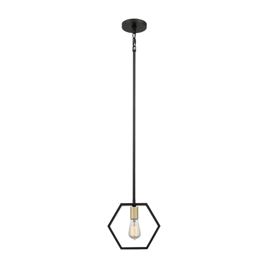 Mała lampa wisząca Bismarck – 1 źródło światła QZ-BISMARCK-MP-EK Elstead Lighting