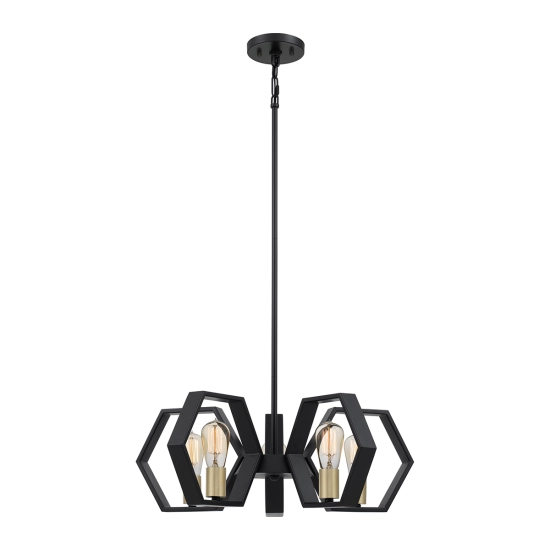 Żyrandol Bismarck – 5 źródeł światła QZ-BISMARCK5-EK Elstead Lighting