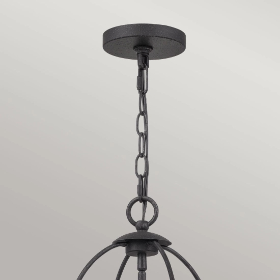 Lampa wisząca Bradbury – 4 źródła światła – Popielata QZ-BRADBURY-4P-GK Elstead Lighting
