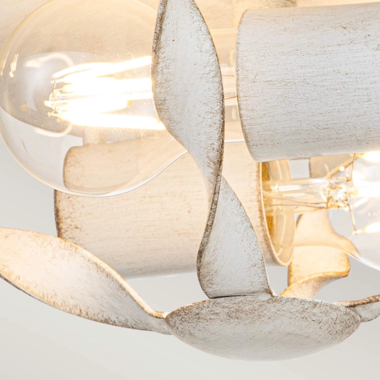 Plafon Bradbury – 2 źródła światła – Antyczna biel QZ-BRADBURY-F-AWH Elstead Lighting