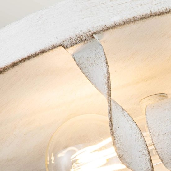 Plafon Bradbury – 2 źródła światła – Antyczna biel QZ-BRADBURY-F-AWH Elstead Lighting